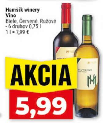 Hamšík winery Víno