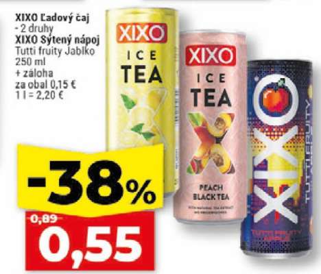 XIXO ľadový čaj / XIXO Šytený nápoj