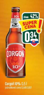Corgoň 10% 0,5 l