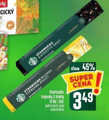 Starbucks kapsuly 2 druhy