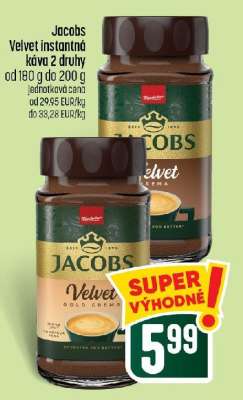 Jacobs Velvet Instantní káva