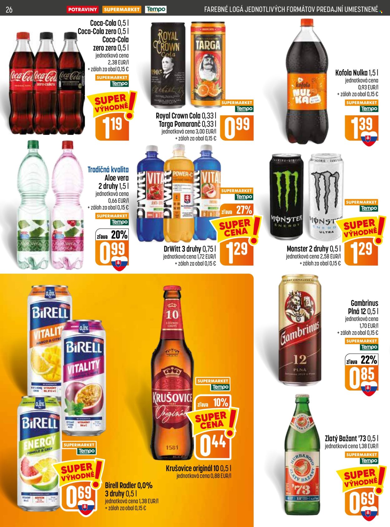 Leták COOP Jednota - 20.8.2026 - 26.8.2026. Strana 26