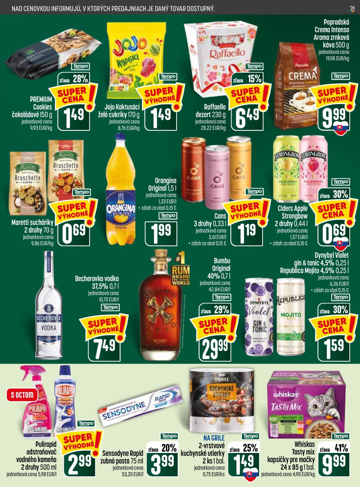 Leták COOP Jednota - 20.8.2026 - 26.8.2026. Strana 31