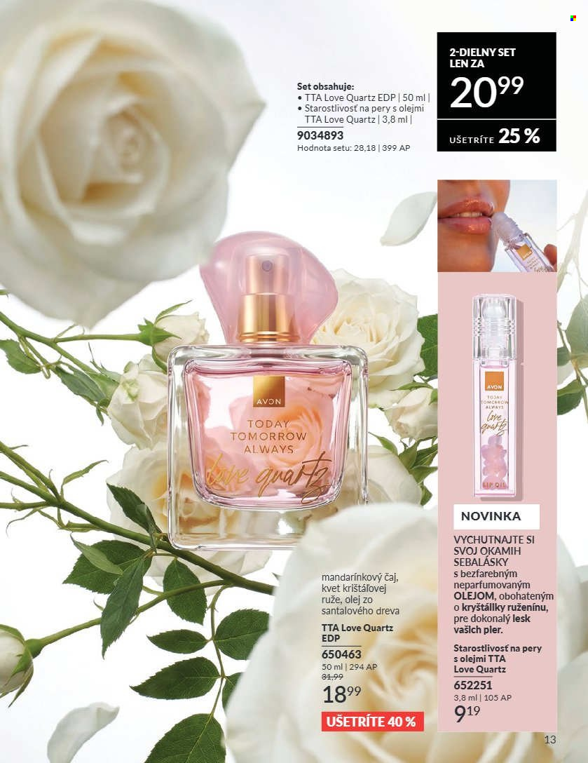 Leták Avon - 1.8.2026 - 31.8.2026. Strana 13