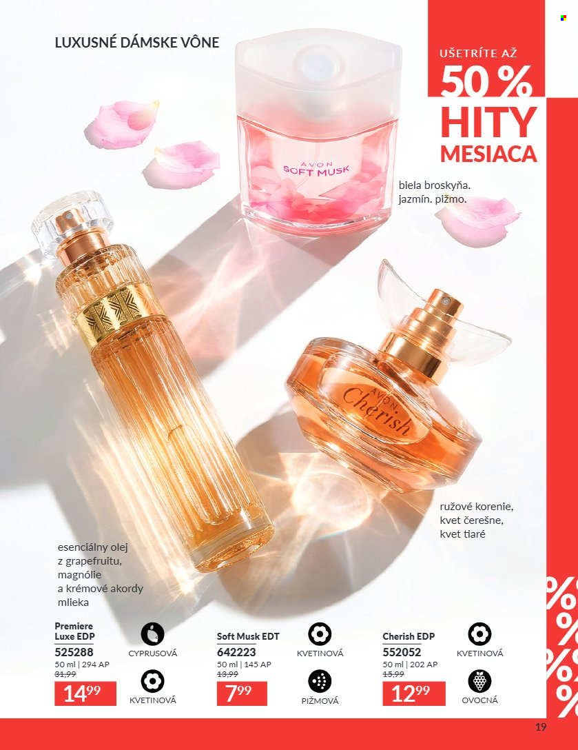 Leták Avon - 1.8.2026 - 31.8.2026. Strana 19