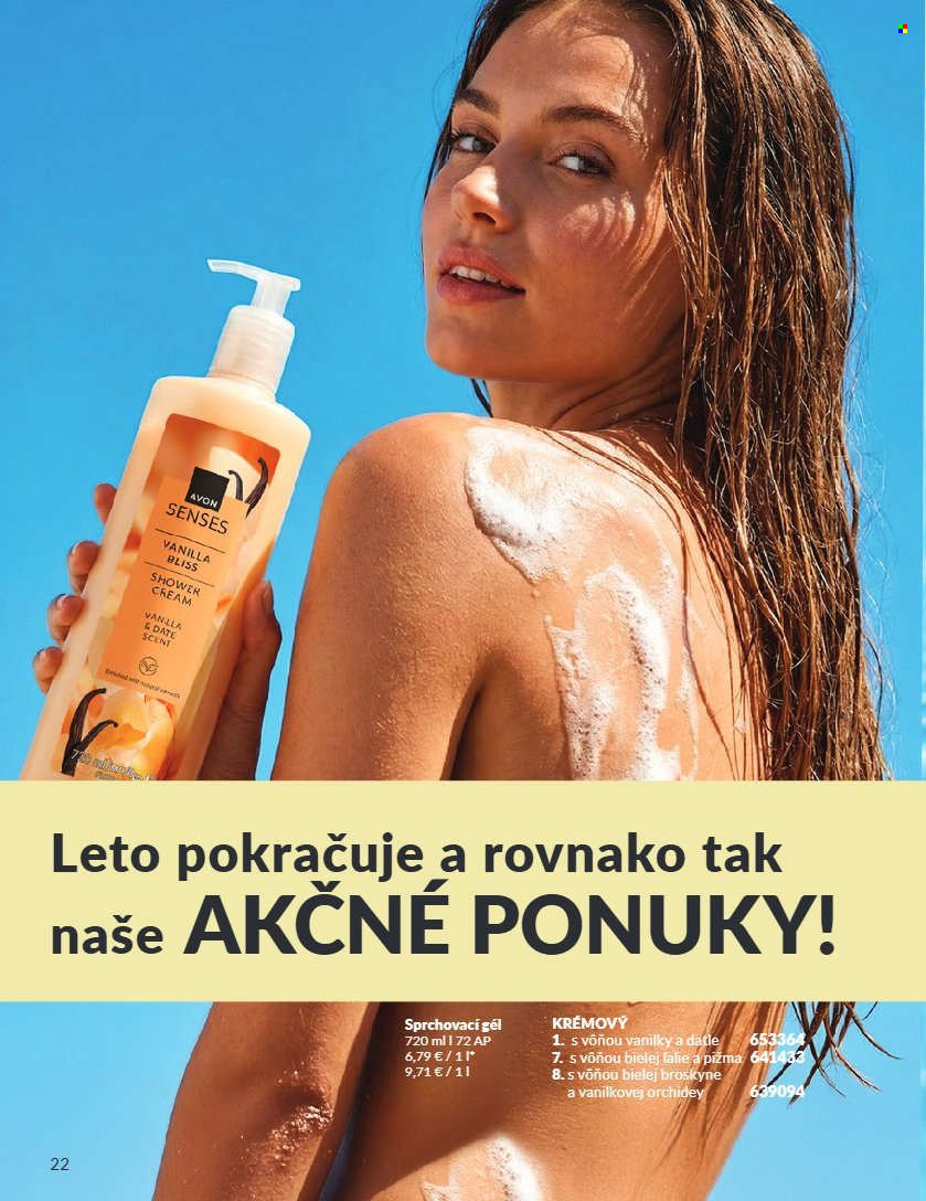 Leták Avon - 1.8.2026 - 31.8.2026. Strana 22