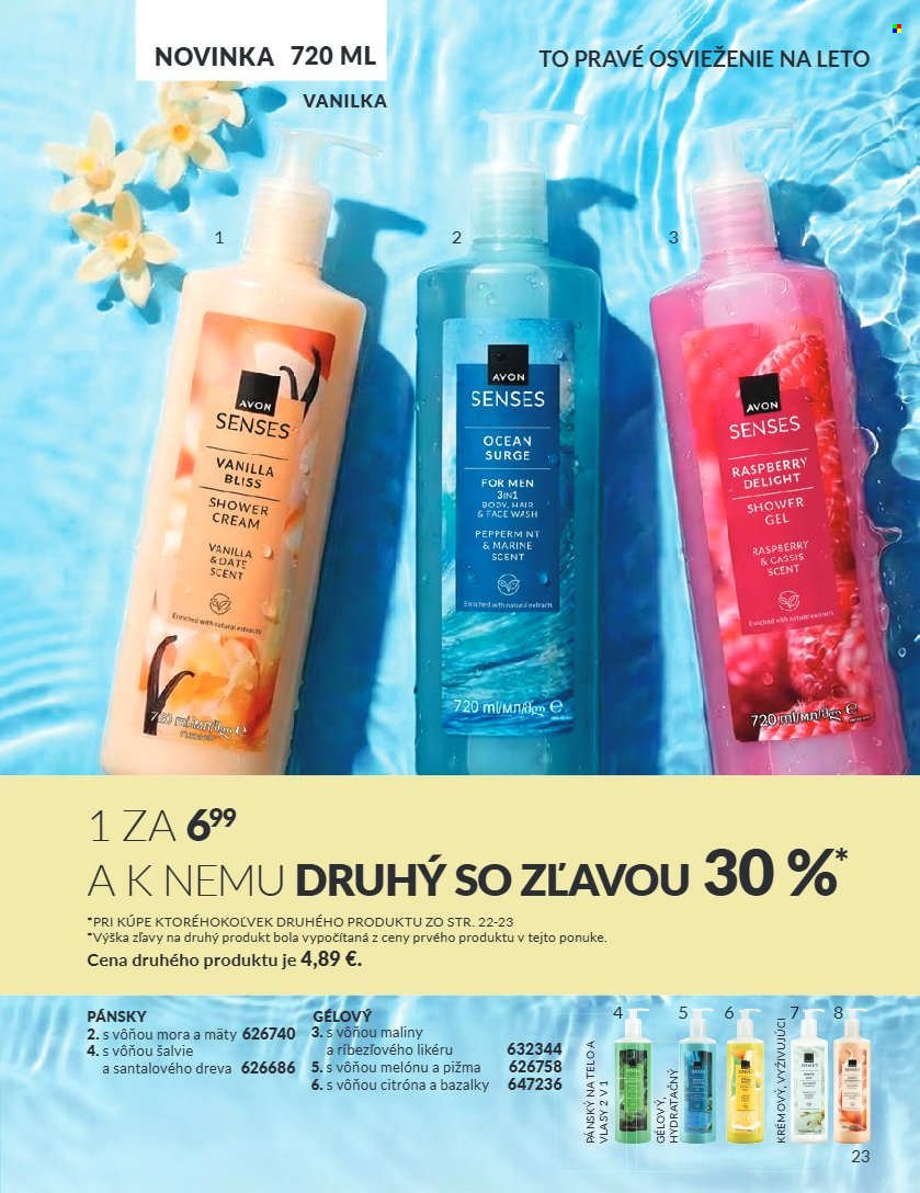 Leták Avon - 1.8.2026 - 31.8.2026. Strana 23