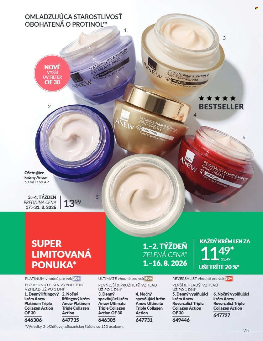 Leták Avon - 1.8.2026 - 31.8.2026. Strana 25
