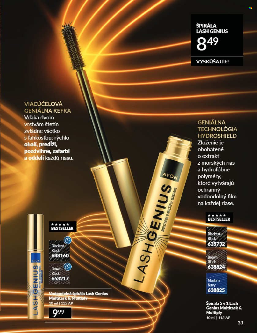 Leták Avon - 1.8.2026 - 31.8.2026. Strana 33