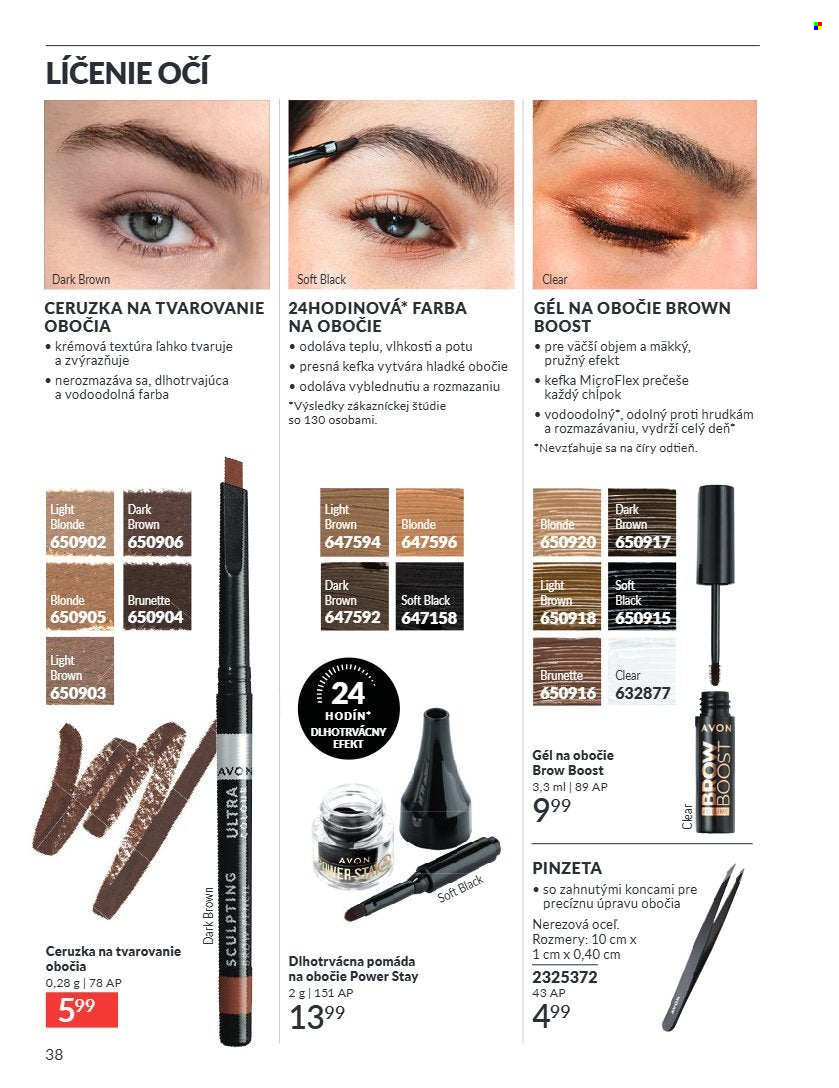 Leták Avon - 1.8.2026 - 31.8.2026. Strana 38