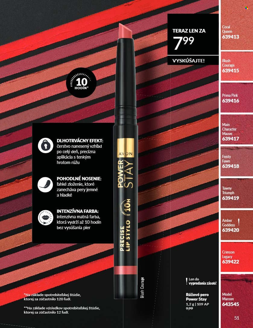 Leták Avon - 1.8.2026 - 31.8.2026. Strana 51