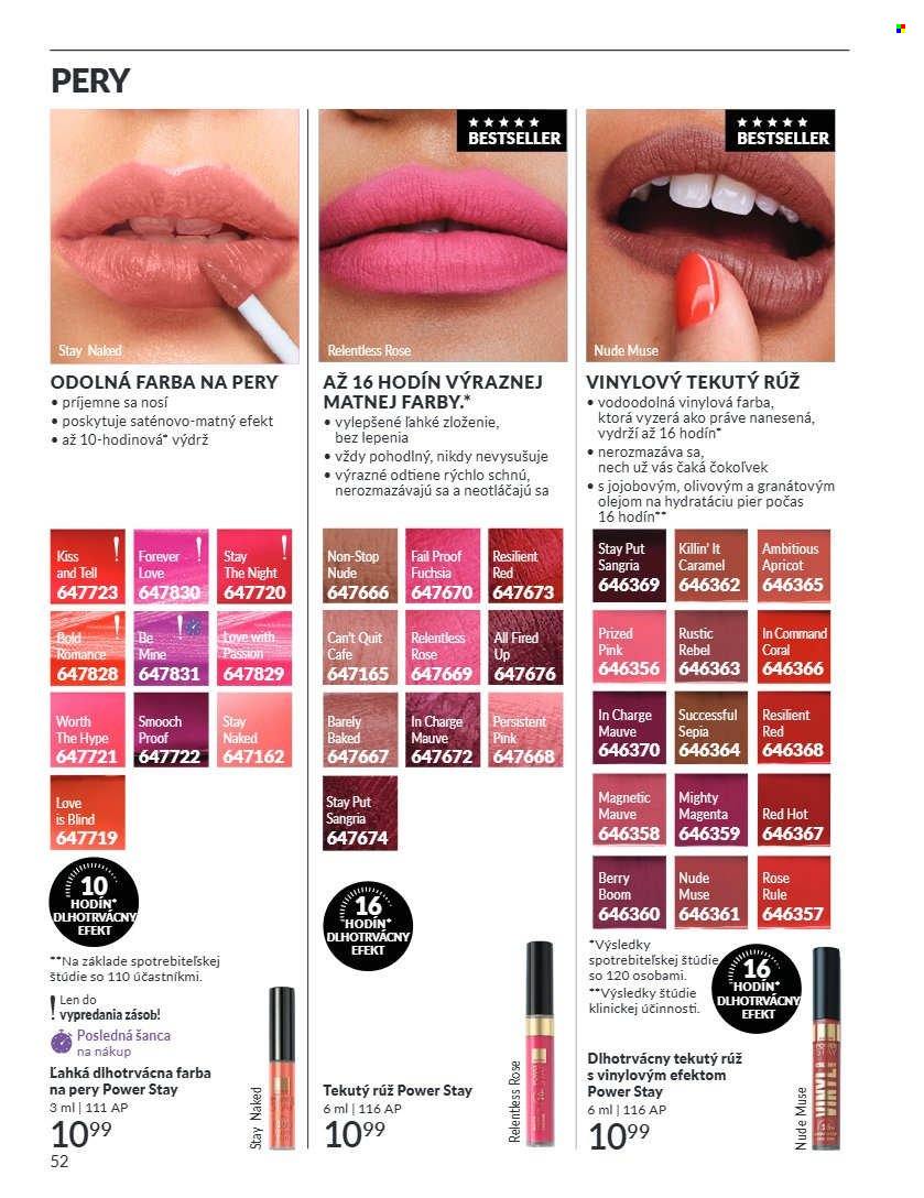 Leták Avon - 1.8.2026 - 31.8.2026. Strana 52