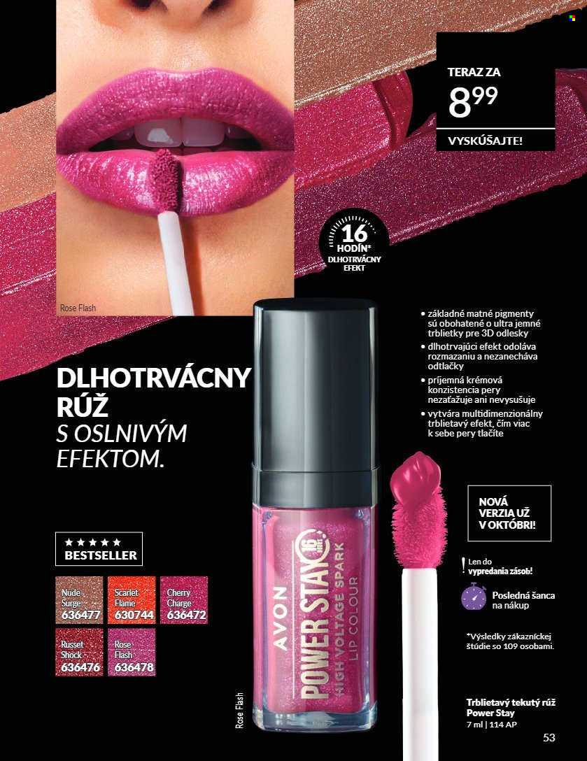 Leták Avon - 1.8.2026 - 31.8.2026. Strana 53