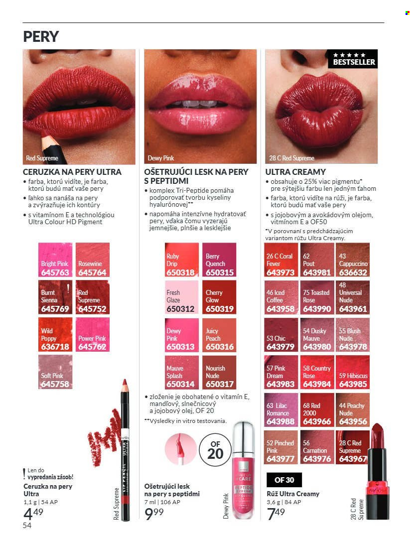 Leták Avon - 1.8.2026 - 31.8.2026. Strana 54