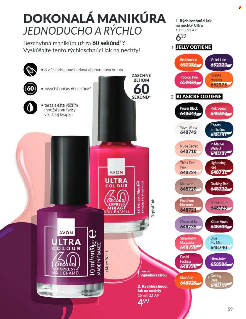 Leták Avon - 1.8.2026 - 31.8.2026. Strana 59