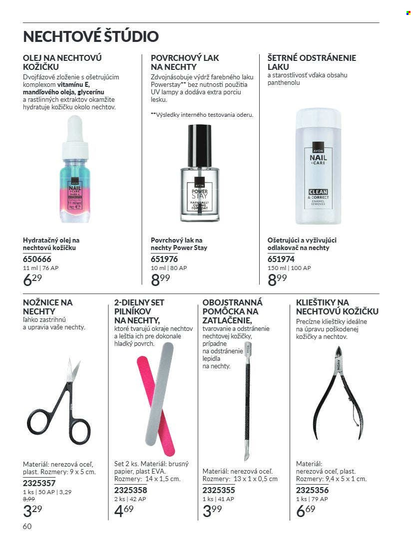Leták Avon - 1.8.2026 - 31.8.2026. Strana 60