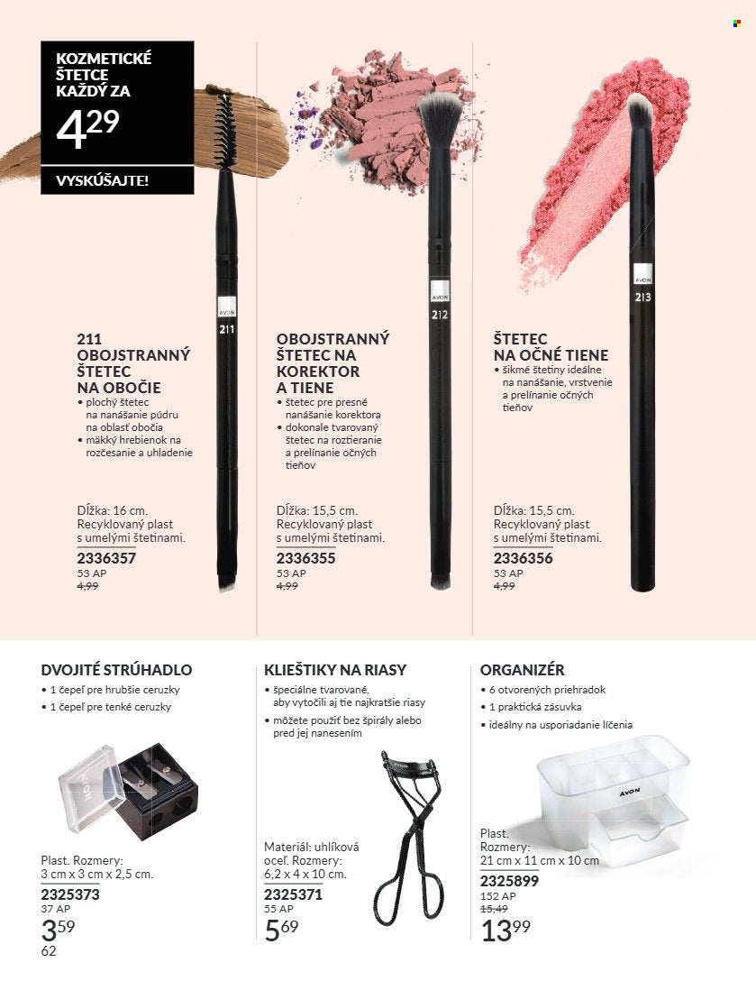 Leták Avon - 1.8.2026 - 31.8.2026. Strana 62