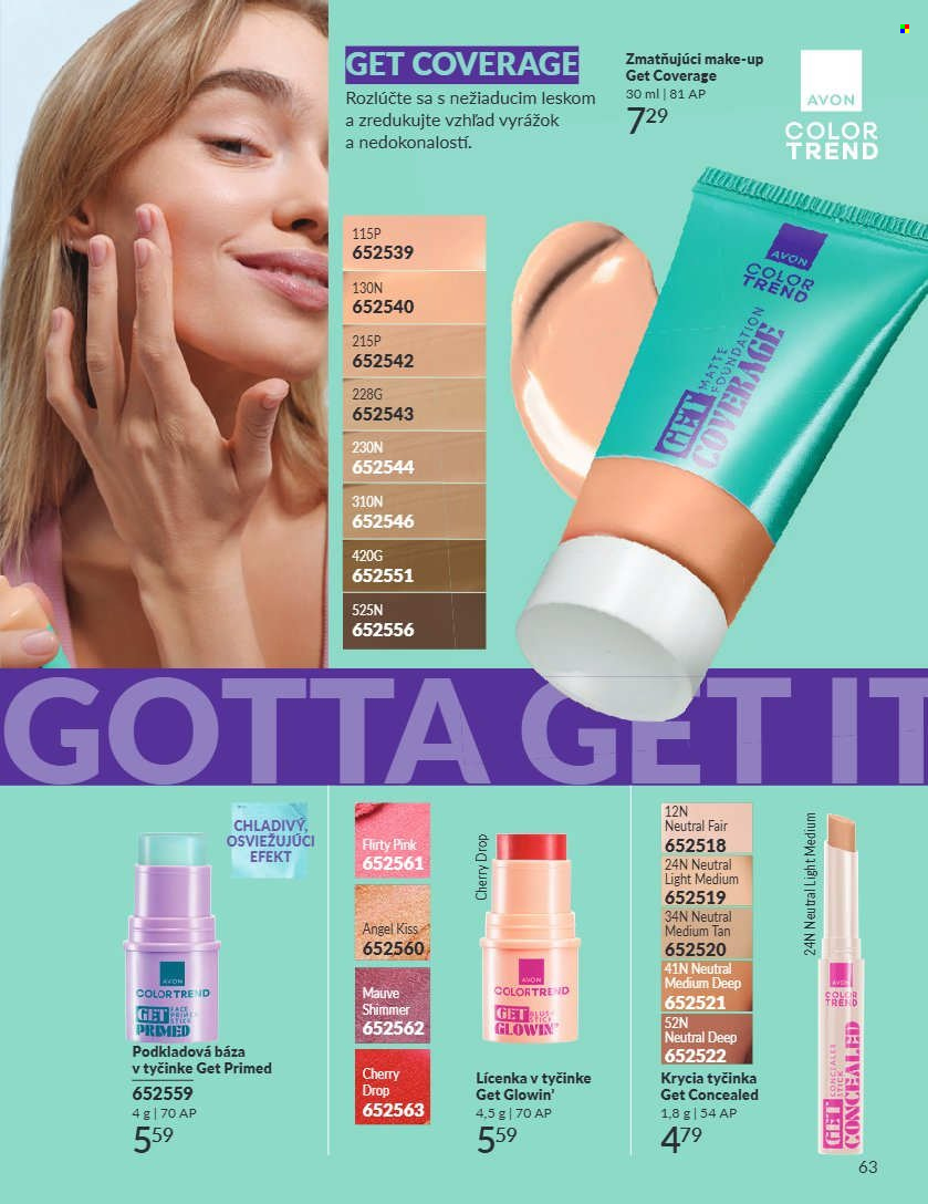 Leták Avon - 1.8.2026 - 31.8.2026. Strana 63