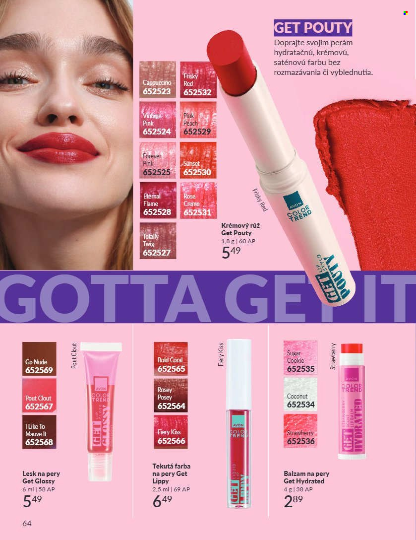 Leták Avon - 1.8.2026 - 31.8.2026. Strana 64