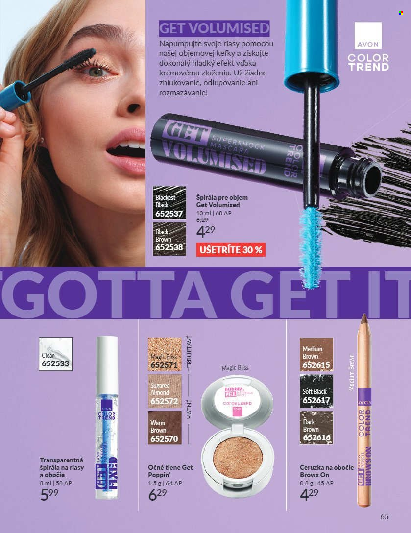 Leták Avon - 1.8.2026 - 31.8.2026. Strana 65