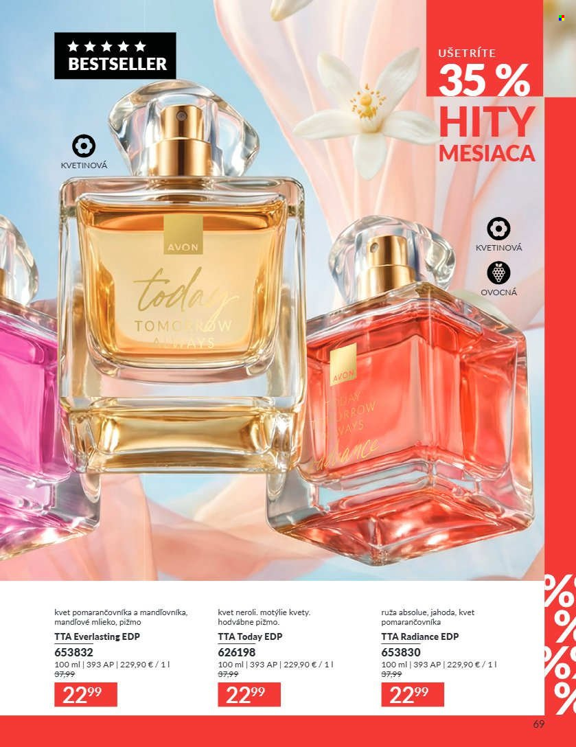 Leták Avon - 1.8.2026 - 31.8.2026. Strana 69