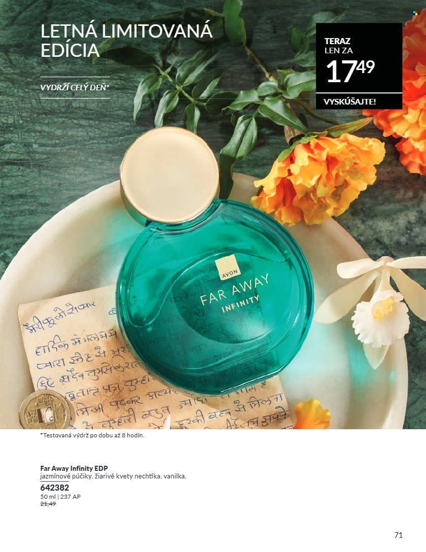 Leták Avon - 1.8.2026 - 31.8.2026. Strana 71