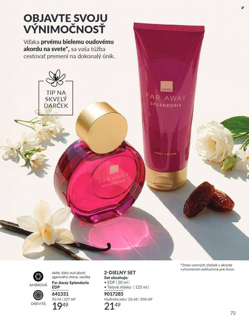 Leták Avon - 1.8.2026 - 31.8.2026. Strana 73