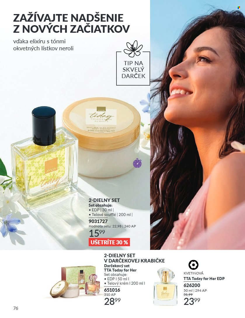 Leták Avon - 1.8.2026 - 31.8.2026. Strana 76