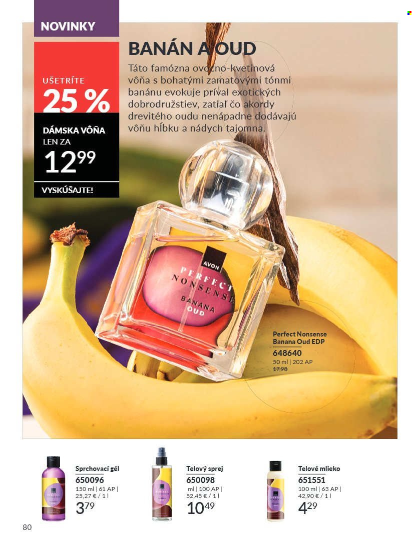 Leták Avon - 1.8.2026 - 31.8.2026. Strana 80