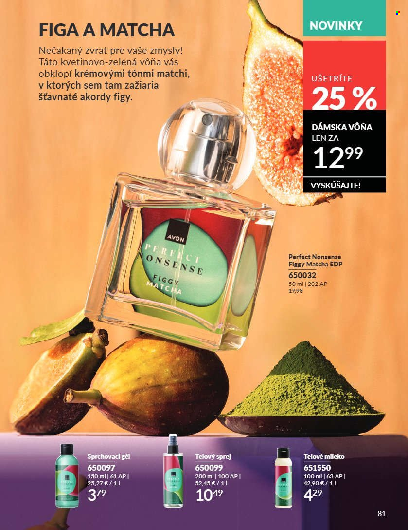 Leták Avon - 1.8.2026 - 31.8.2026. Strana 81