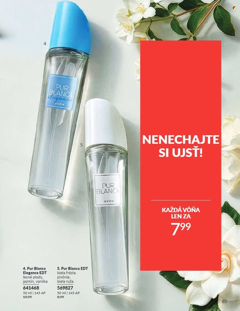 Leták Avon - 1.8.2026 - 31.8.2026. Strana 85