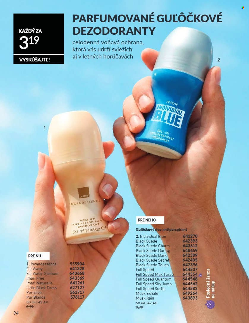 Leták Avon - 1.8.2026 - 31.8.2026. Strana 94