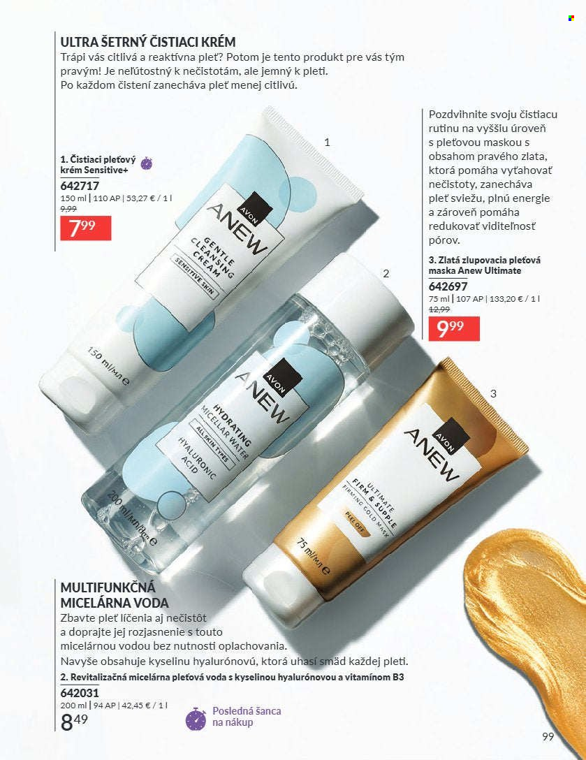 Leták Avon - 1.8.2026 - 31.8.2026. Strana 99