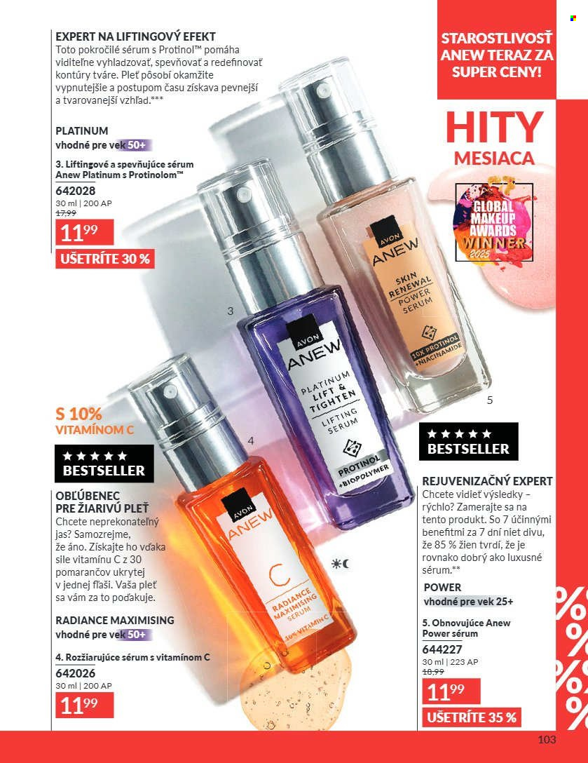Leták Avon - 1.8.2026 - 31.8.2026. Strana 103