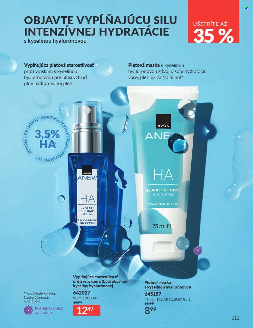 Leták Avon - 1.8.2026 - 31.8.2026. Strana 111