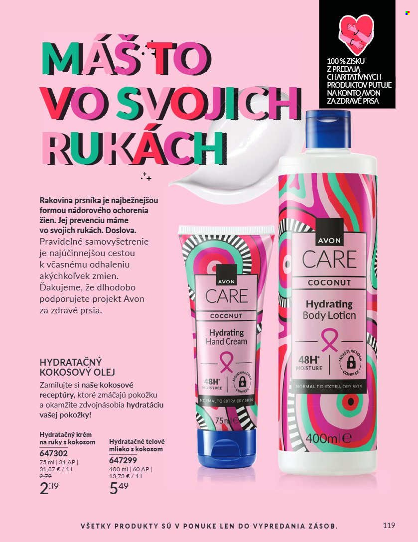 Leták Avon - 1.8.2026 - 31.8.2026. Strana 119