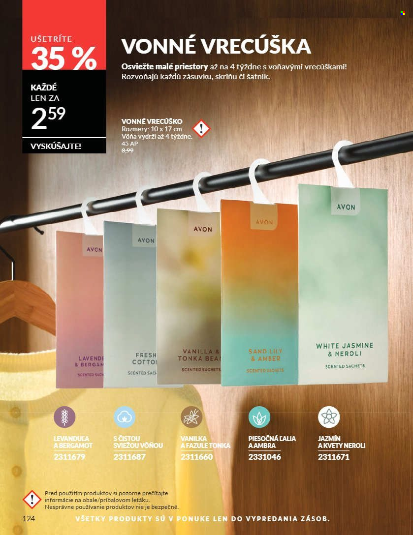 Leták Avon - 1.8.2026 - 31.8.2026. Strana 124
