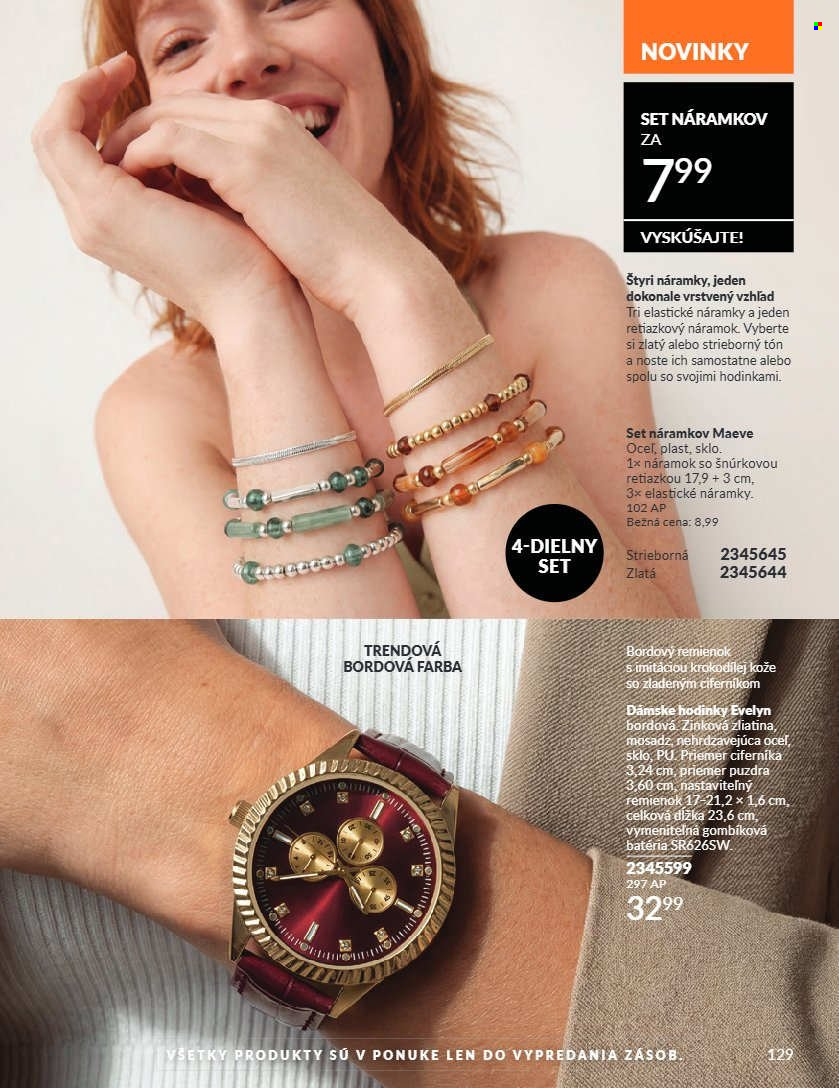 Leták Avon - 1.8.2026 - 31.8.2026. Strana 129