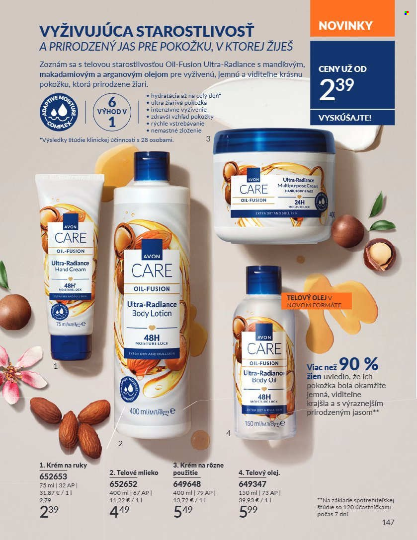Leták Avon - 1.8.2026 - 31.8.2026. Strana 147
