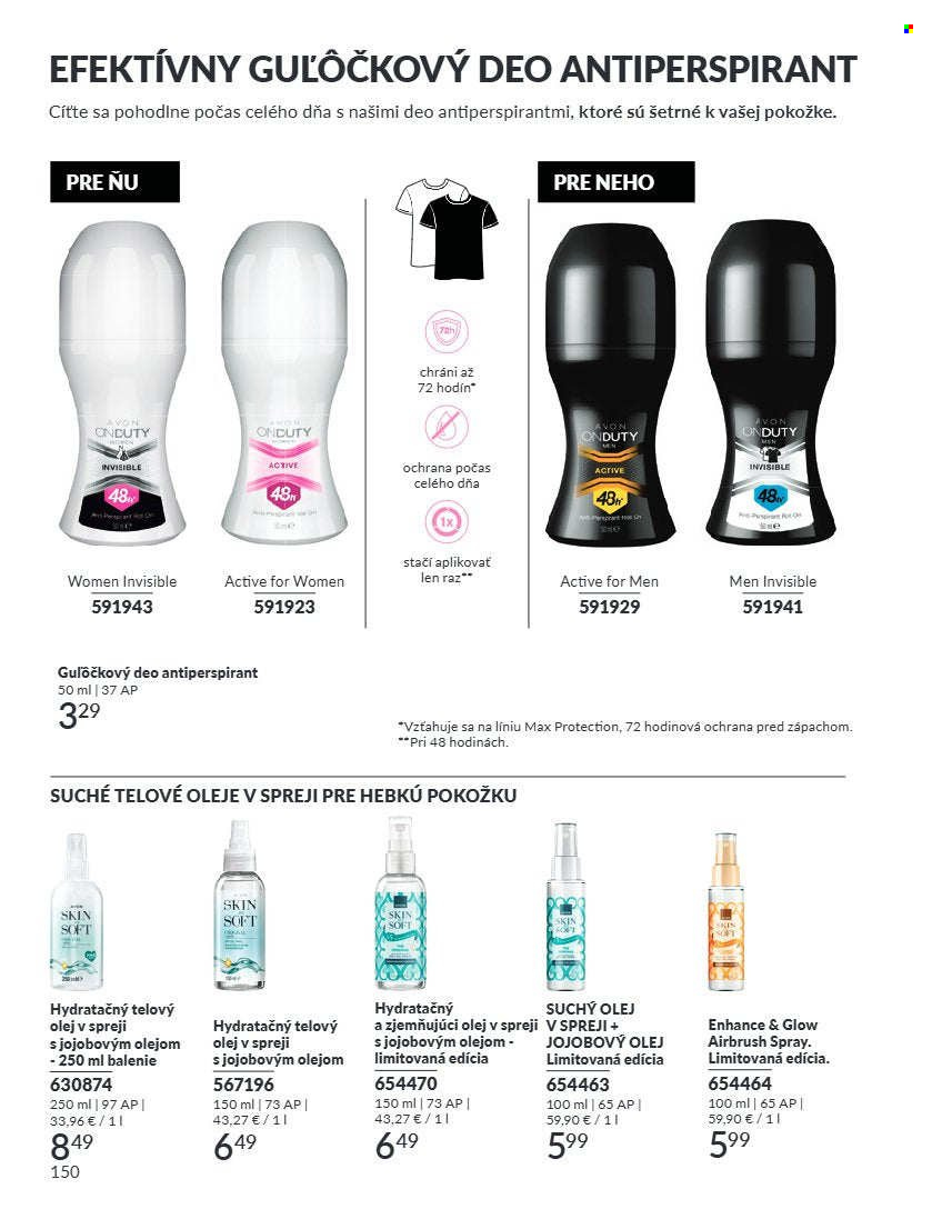 Leták Avon - 1.8.2026 - 31.8.2026. Strana 150