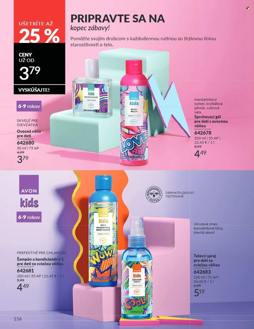 Leták Avon - 1.8.2026 - 31.8.2026. Strana 156