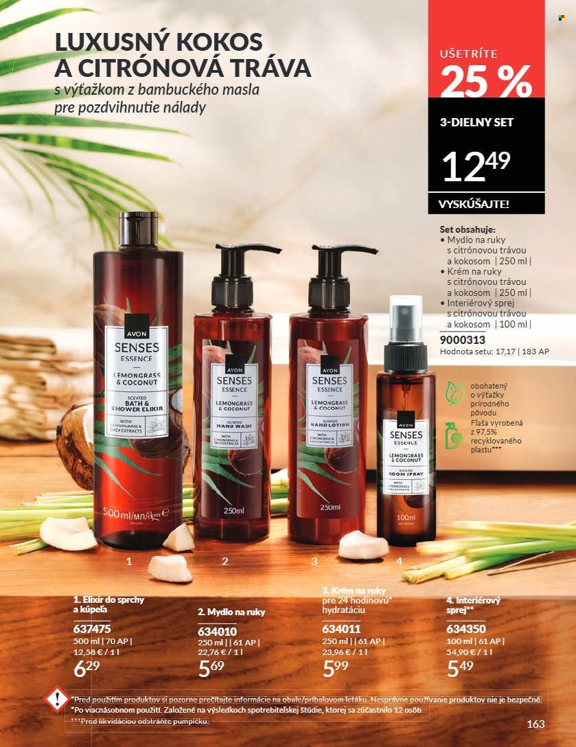 Leták Avon - 1.8.2026 - 31.8.2026. Strana 163