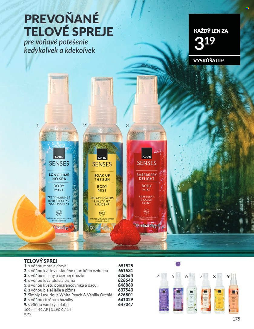 Leták Avon - 1.8.2026 - 31.8.2026. Strana 175