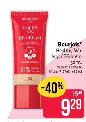 Bourjois* Healthy Mix krycí BB krém 30 ml