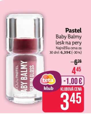 Pastel Baby Balmy lesk na pery