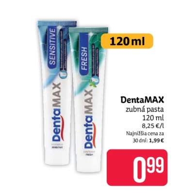 DentaMAX zubná pasta 120 ml