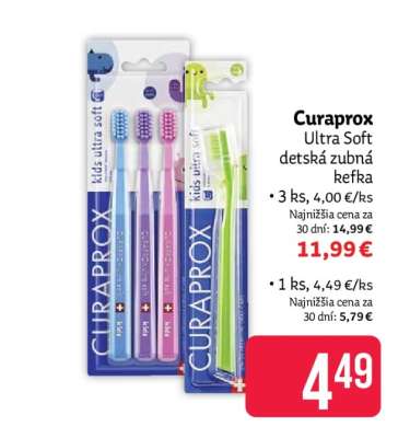 Curaprox Ultra Soft detská zubná kefka