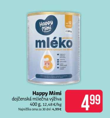 Happy Mimi dojčenská mliečna výživa