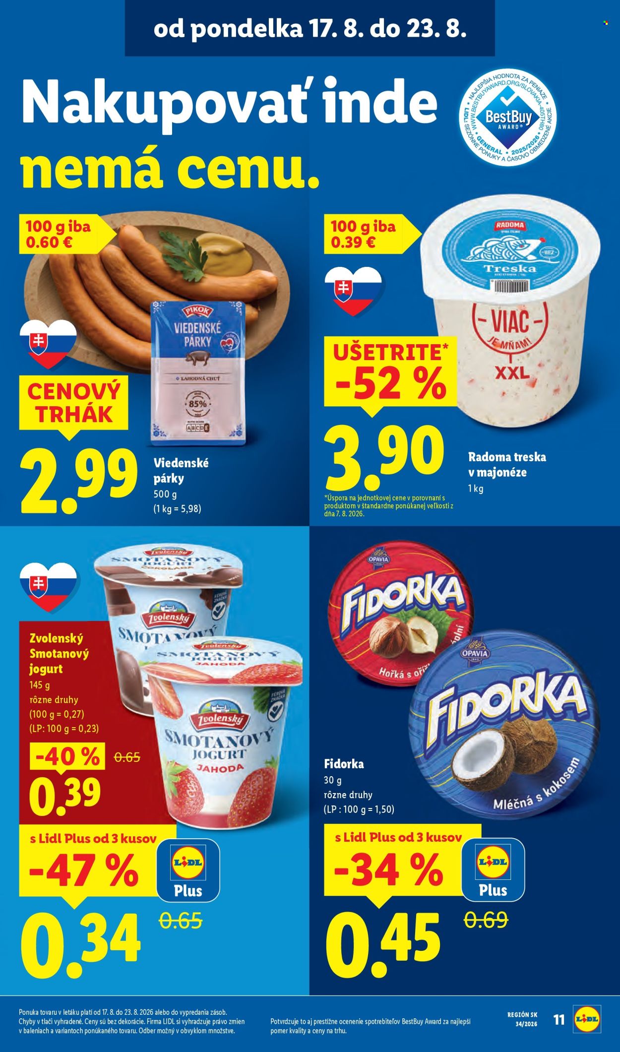 Leták Lidl - 17.8.2026 - 23.8.2026. Strana 15