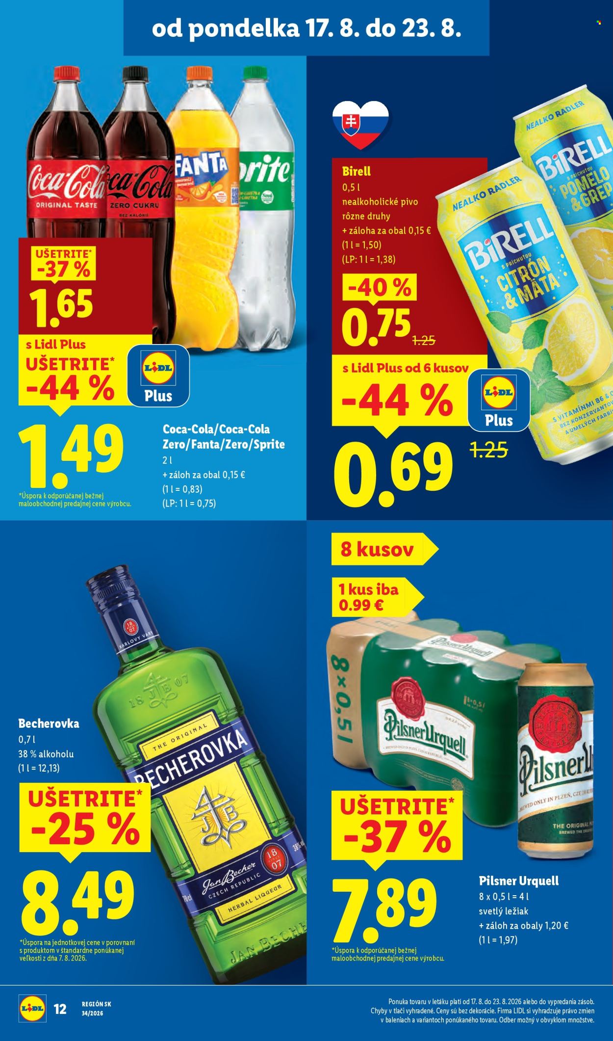 Leták Lidl - 17.8.2026 - 23.8.2026. Strana 16